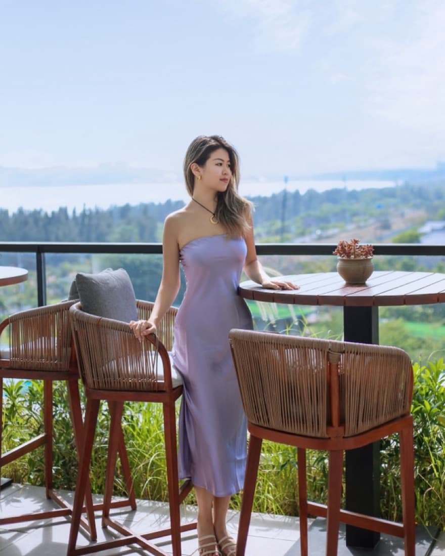 Reformation Joana Silk Dress - Image 2