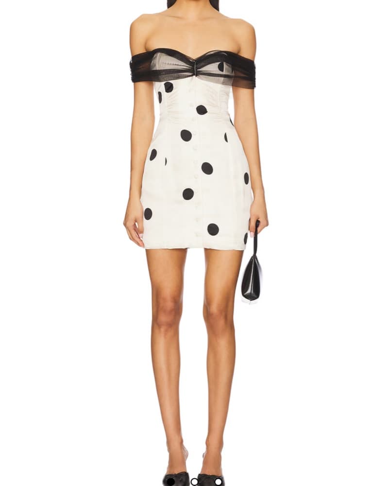 For Love And Lemons Dot Dress - Image 1