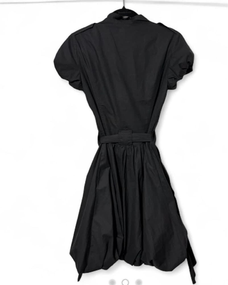 Dramatic Double-Breasted Trench Dress - Image 2