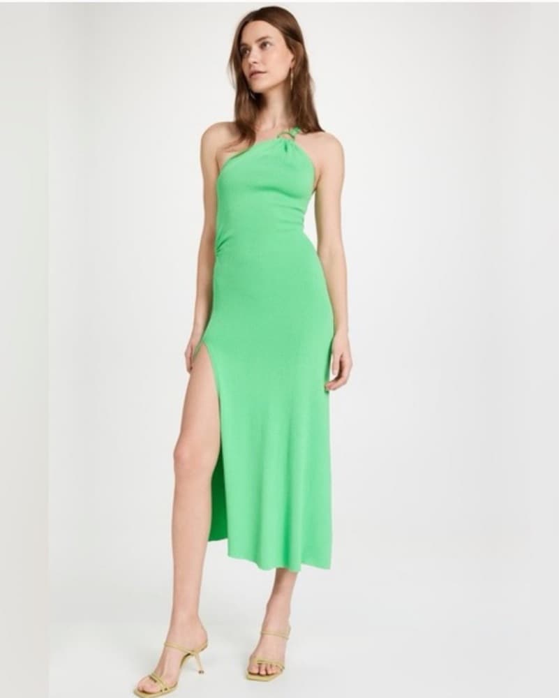 For Love and Lemons Keisha Cutout Green  - Image 3
