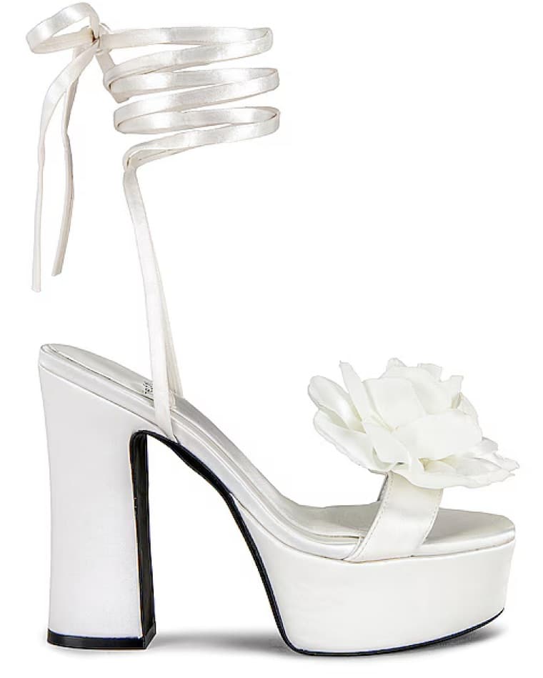 Jeffrey Campbell White Platform Heels - Image 2