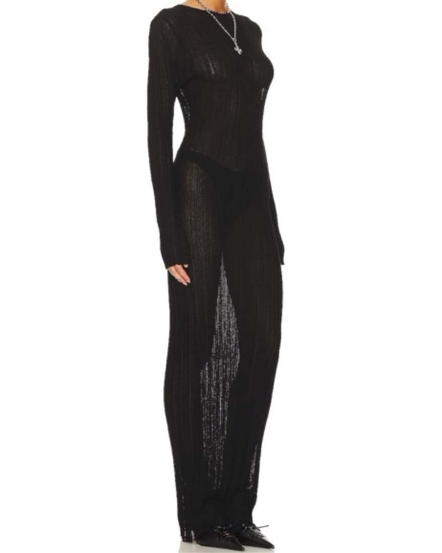 Maxi Dress In Onyx - Image 2