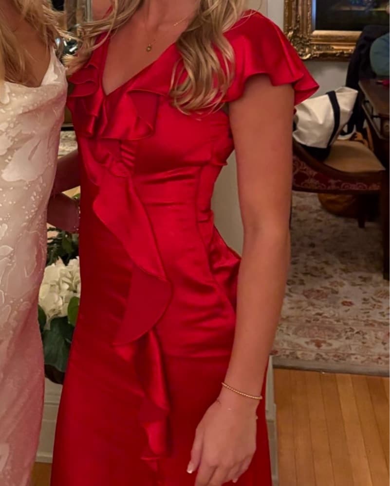 Red Formal Dress - Image 1