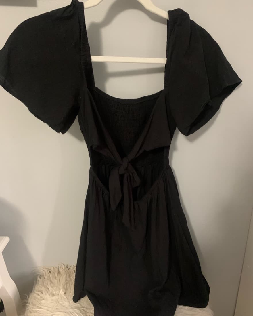 Black Princess Polly Summer Mini Dress - Image 2