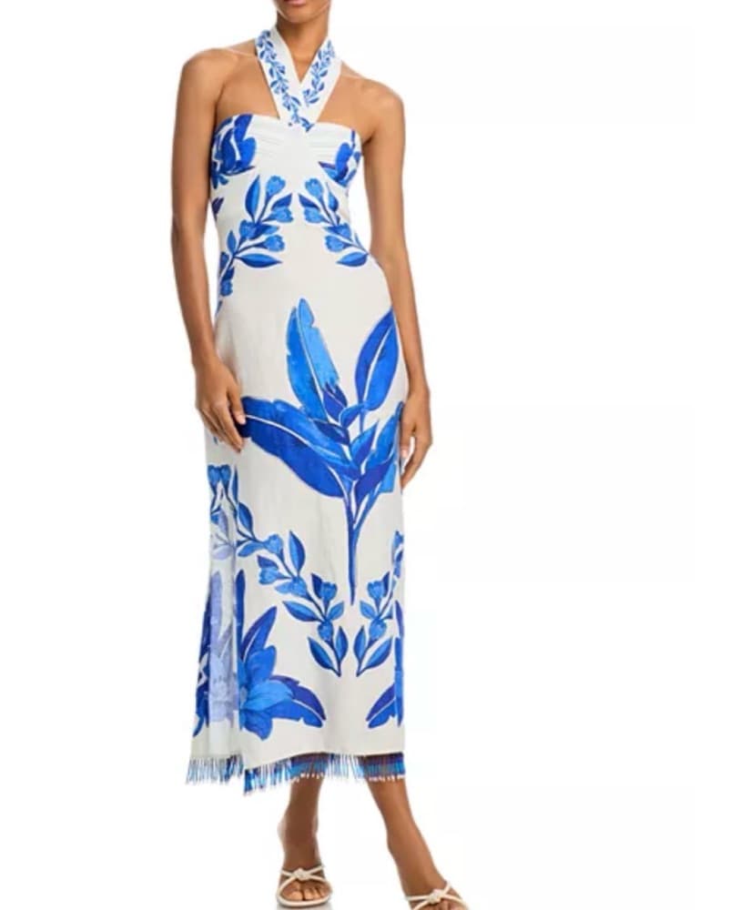 FARM Rio Blue Yard Off-White Sleeveless  - Image 1
