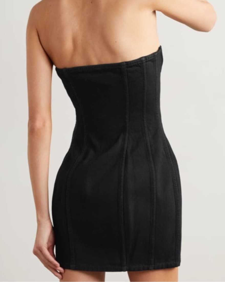SAINT LAURENT Denim Mini Dress - Image 2