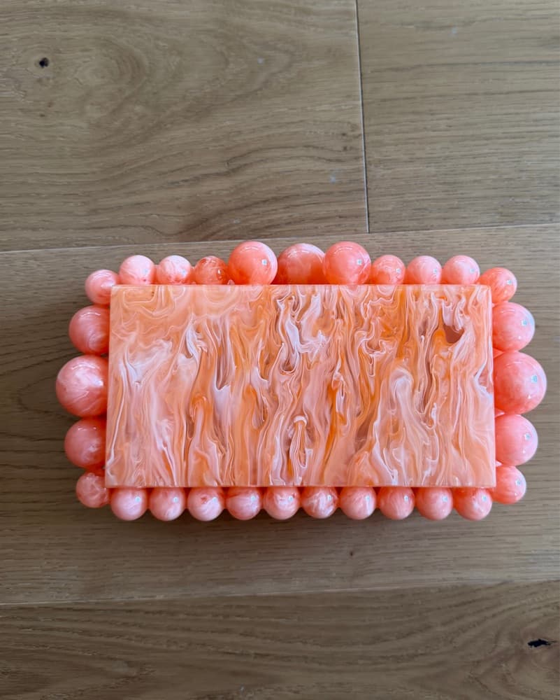 Cult Gaia coral Clutch - Image 5