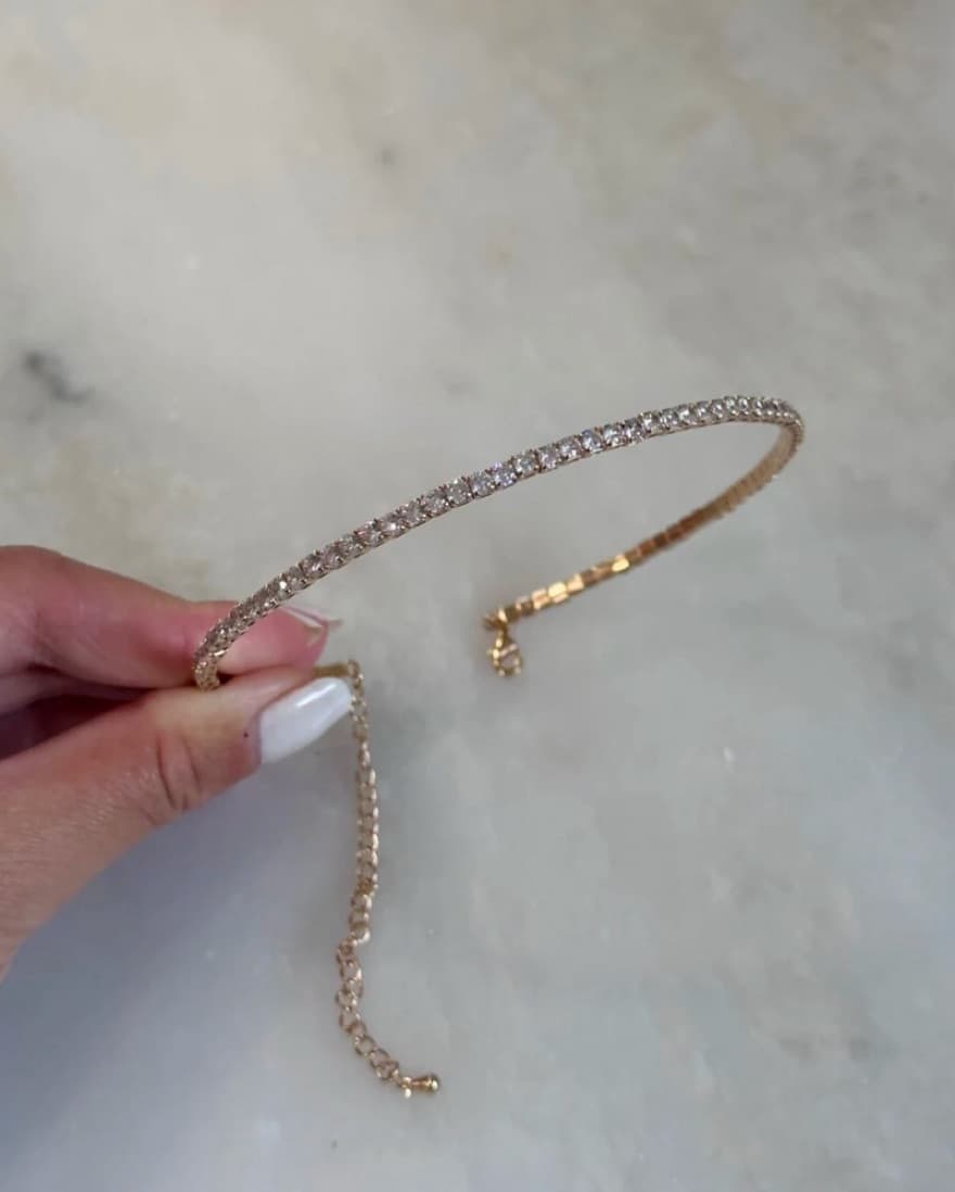 Single Layer Diamond Collar  - Image 3