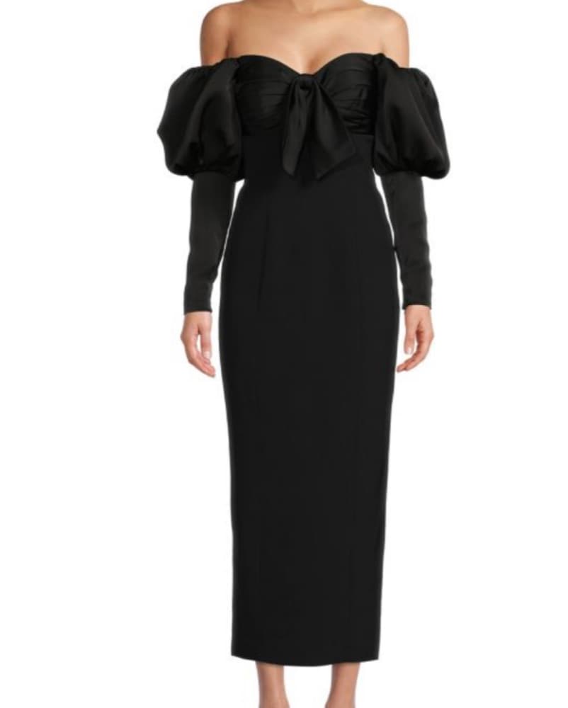 Ronny Kobo Black Tie Gown  - Image 2