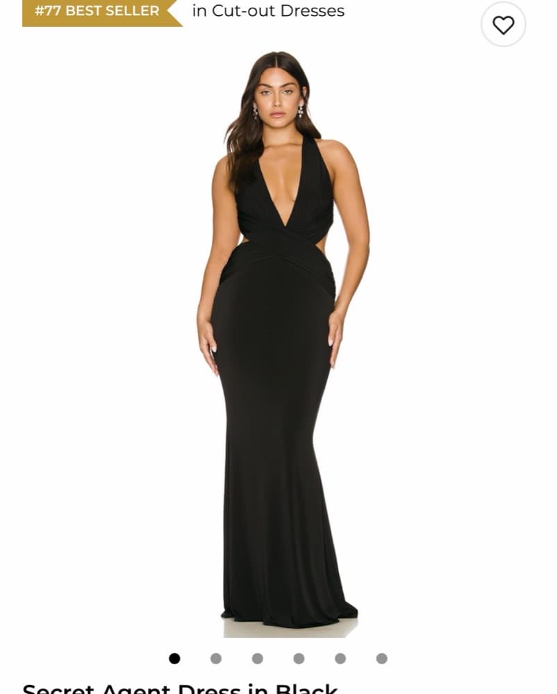 Katie May Secret Agent Dress - Black - Image 1