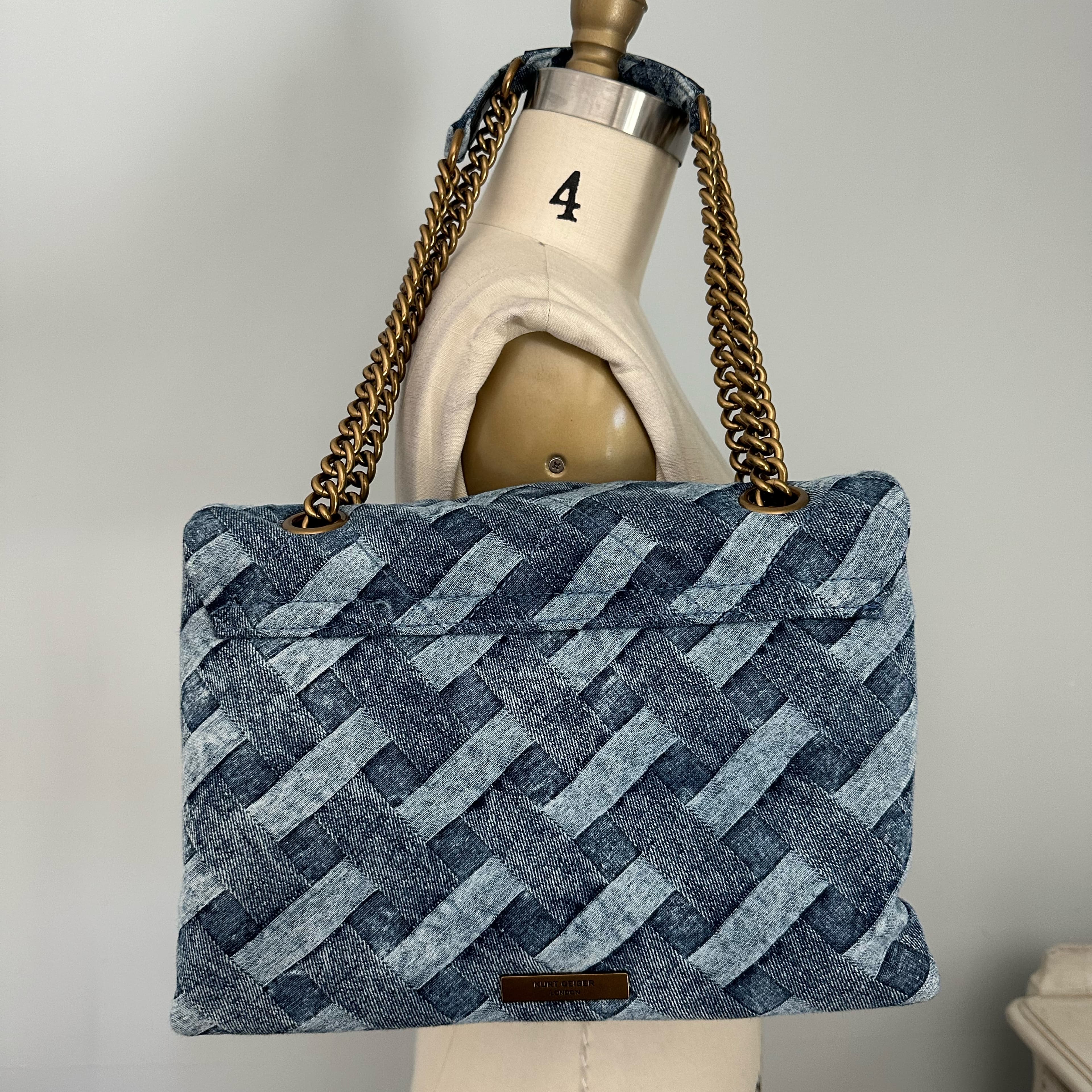 Neverworn Denim Kensington Bag - Image 5