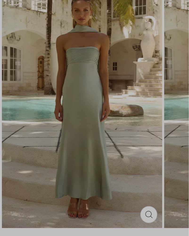Maxi Sage Dress - Image 1