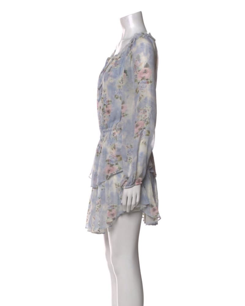 LoveShack Fancy Light Blue Popover Dress - Image 2