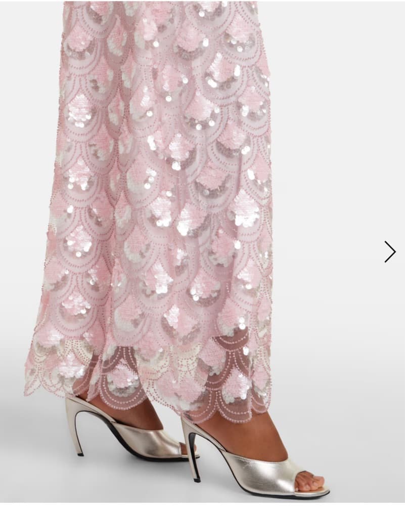 Rotate Pink Embellished Gown - Image 5