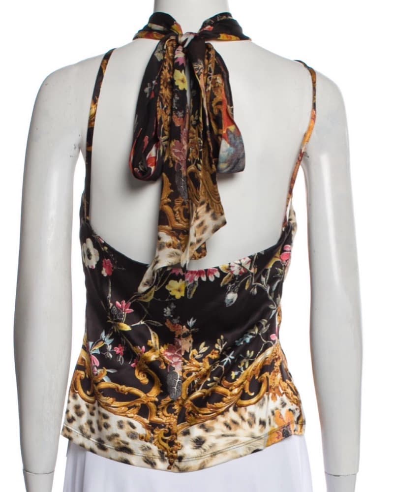 Vintage Roberto Cavalli Top Size US 8 - Image 2