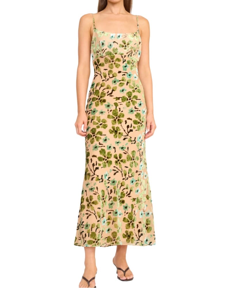 Vibrant Floral Maxi Dress Outfit - Image 2