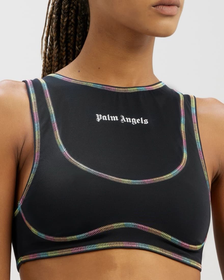 Palm Angels Rainbow Miami Training Top - Image 1