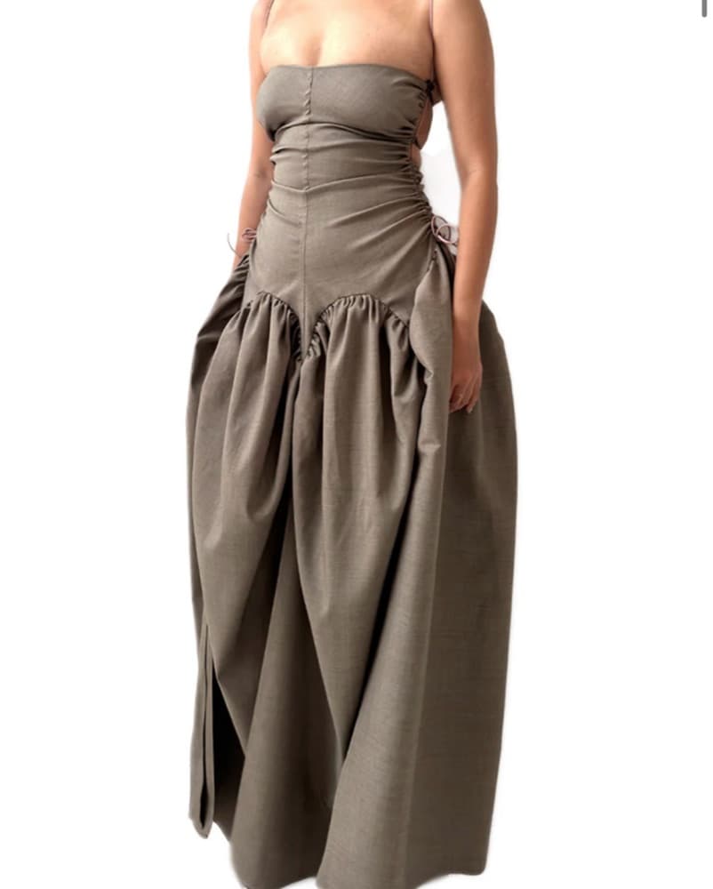 Taottao Cami Bubble Maxi Dress - Image 3