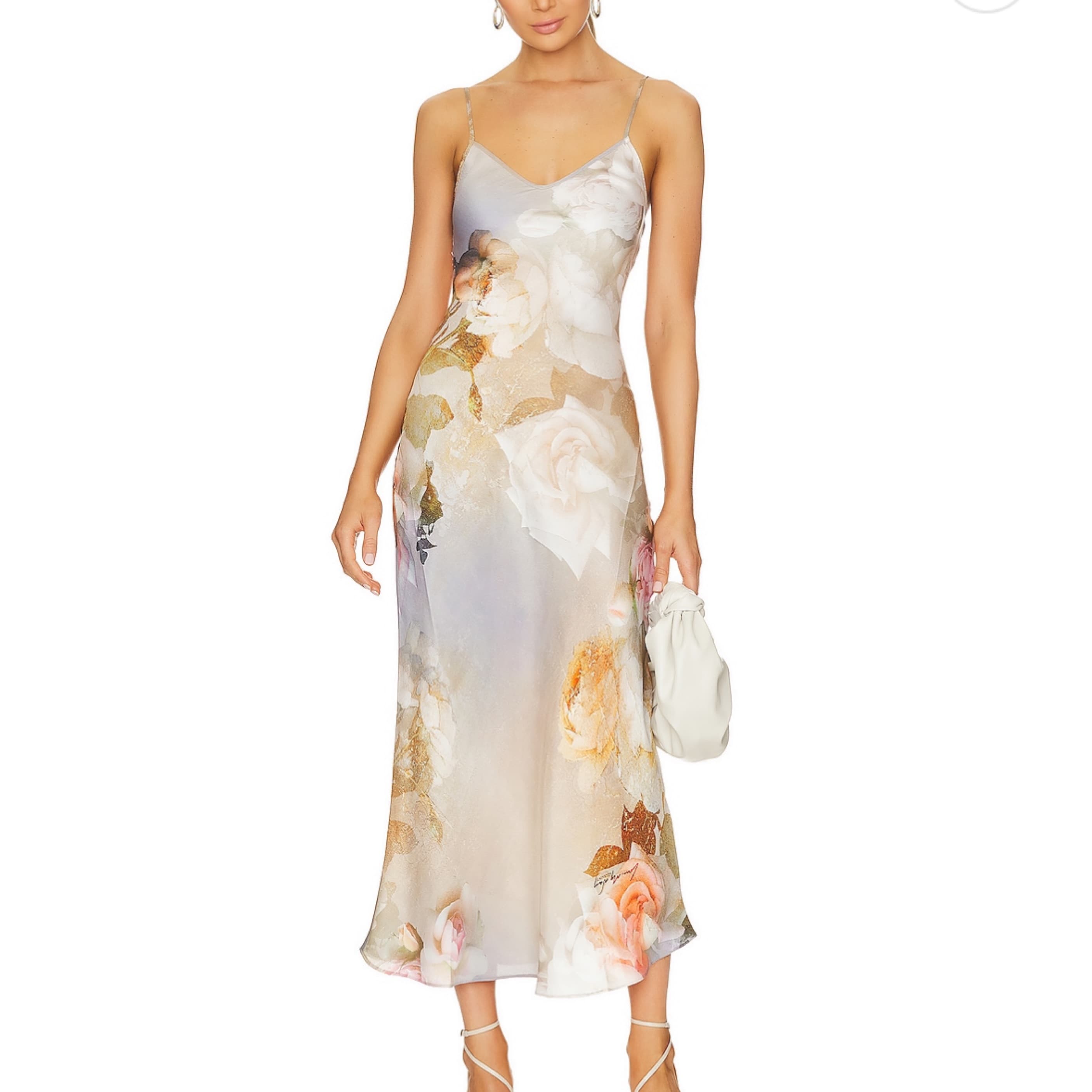 Allsaints Satin Floral Dress - Image 1