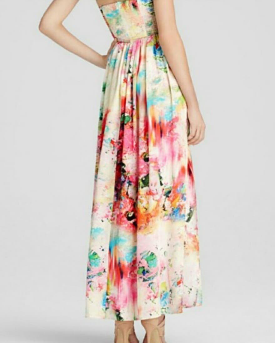 Amanda Uprichard Gisele Floral Dress - Image 3