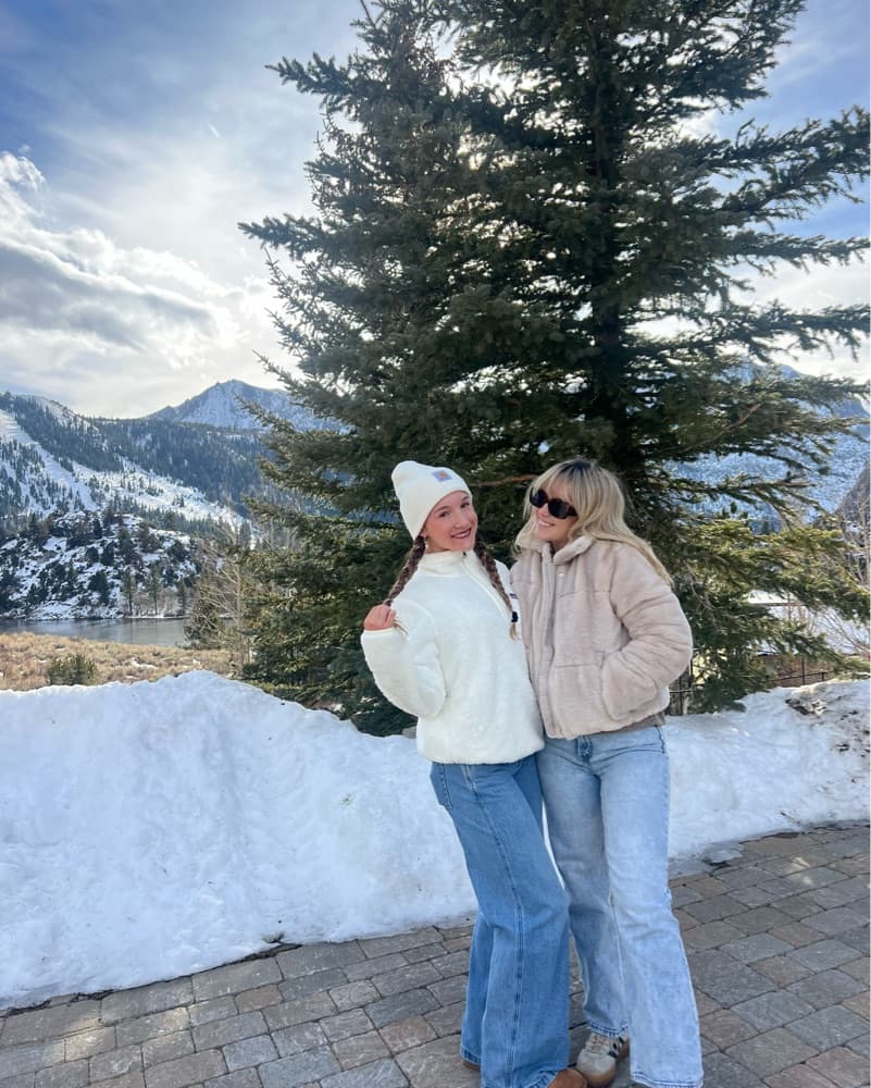 Abercrombie Faux Fur Short Puffer - Image 1