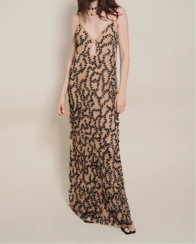 Johanna Ortiz Embellished Dress - Image 1