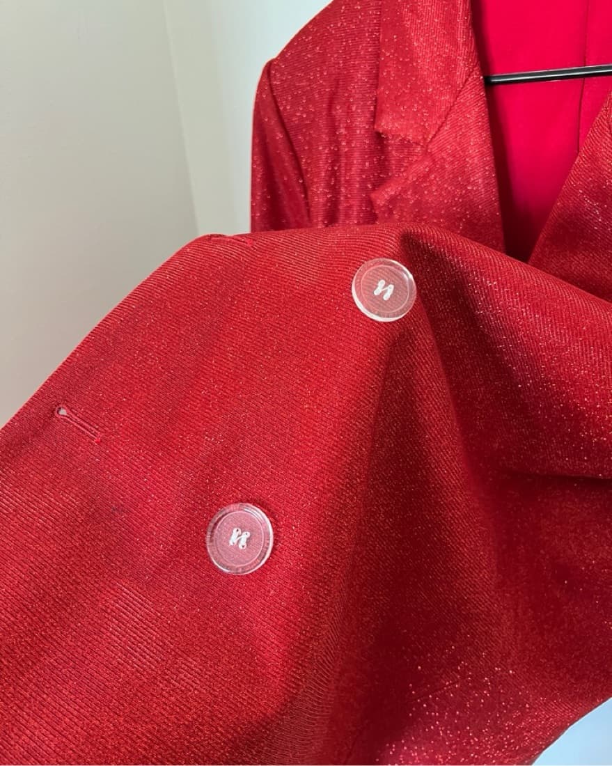SLA the Label Red Glitter Suit Set - Image 5