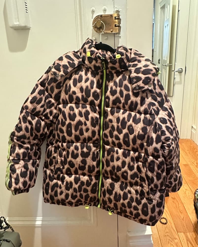 Vintage Leopard Puffer - Image 1