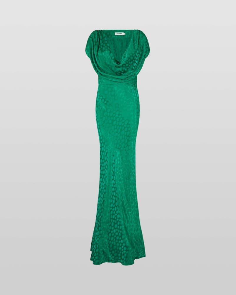 Green Rat & Boa gown - Image 3