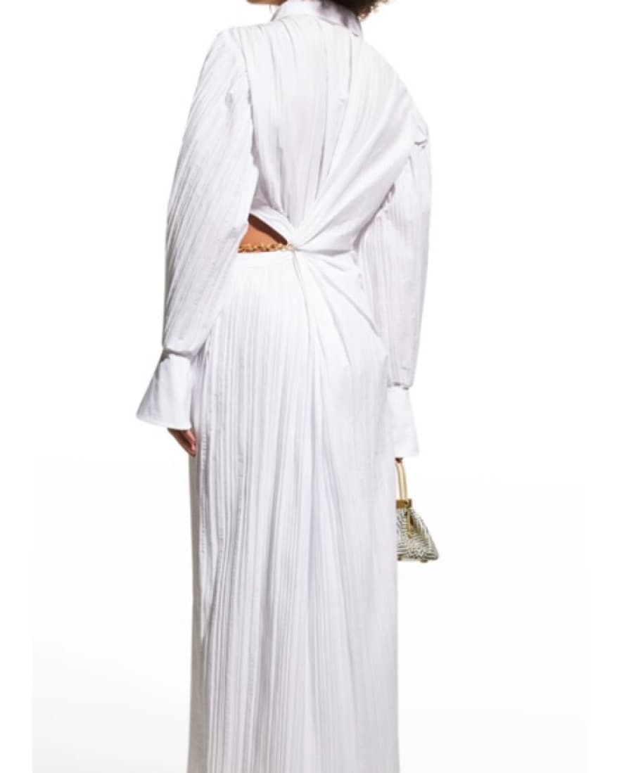 Simkhai Fraya Plisse Poplin Dress  - Image 2