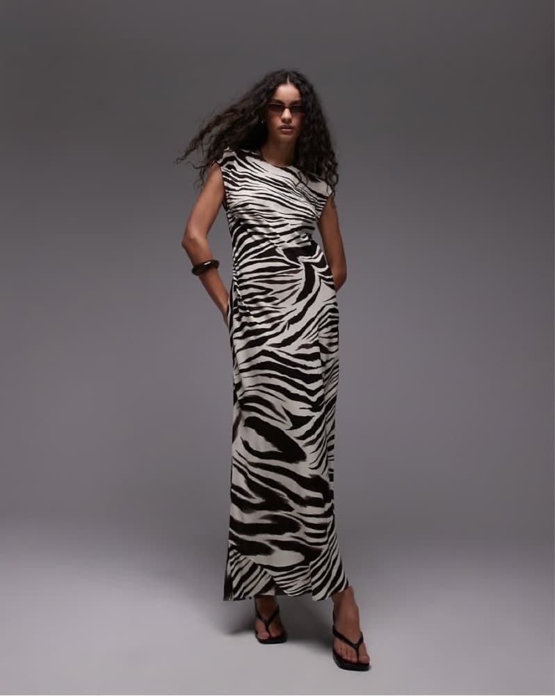 Mango Zebra Dress - Image 2