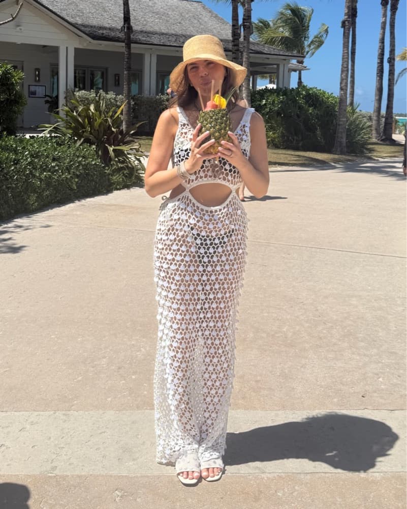 Revolve Elena Maxi Dress Coverup - Image 1