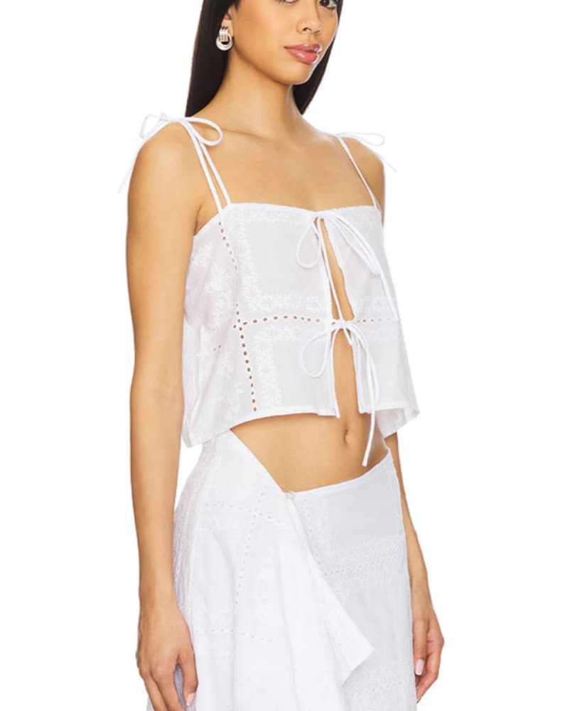 SNDYS White Eyelet Set - Image 4