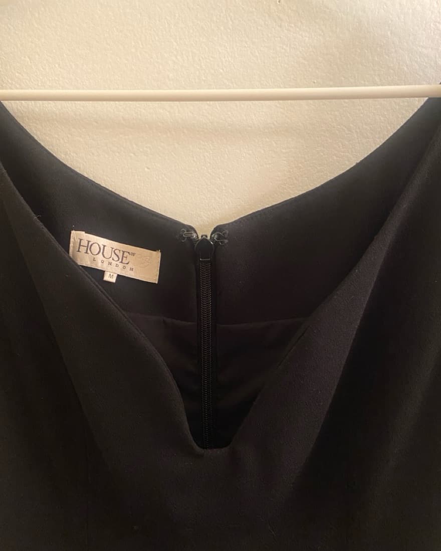 House Of CB “Jeanine” Black Mini Dress - Image 3