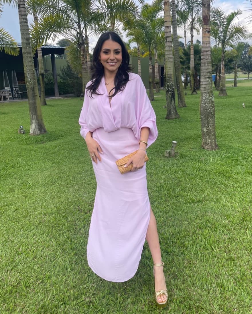 SWF Lavender Sunset Kimono Maxi Dress - Image 1