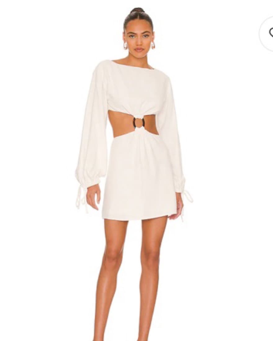 White cut out Dress Revolve - Image 1