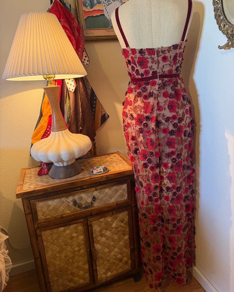 For Love And Lemons Red Floral Dress - Image 5