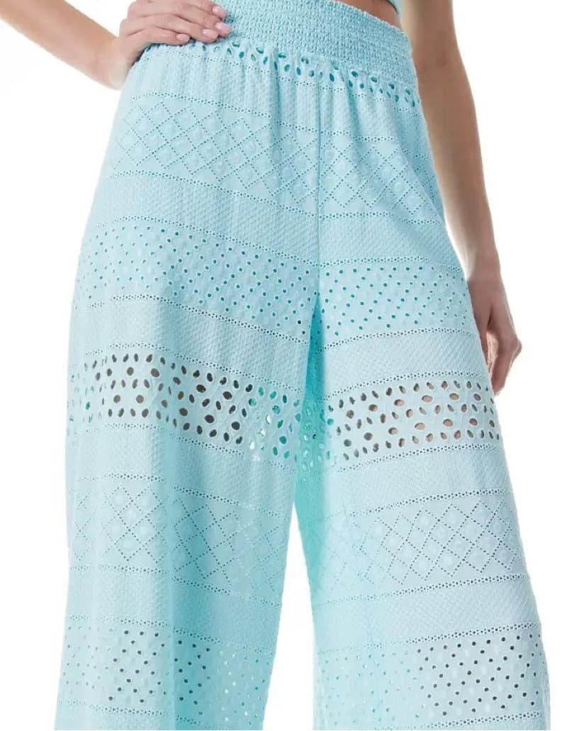 Alice + Olivia Blue Bandeau Top + Pants - Image 4