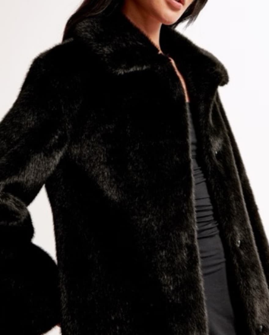 Abercrombie Faux Fur Coat - Image 2