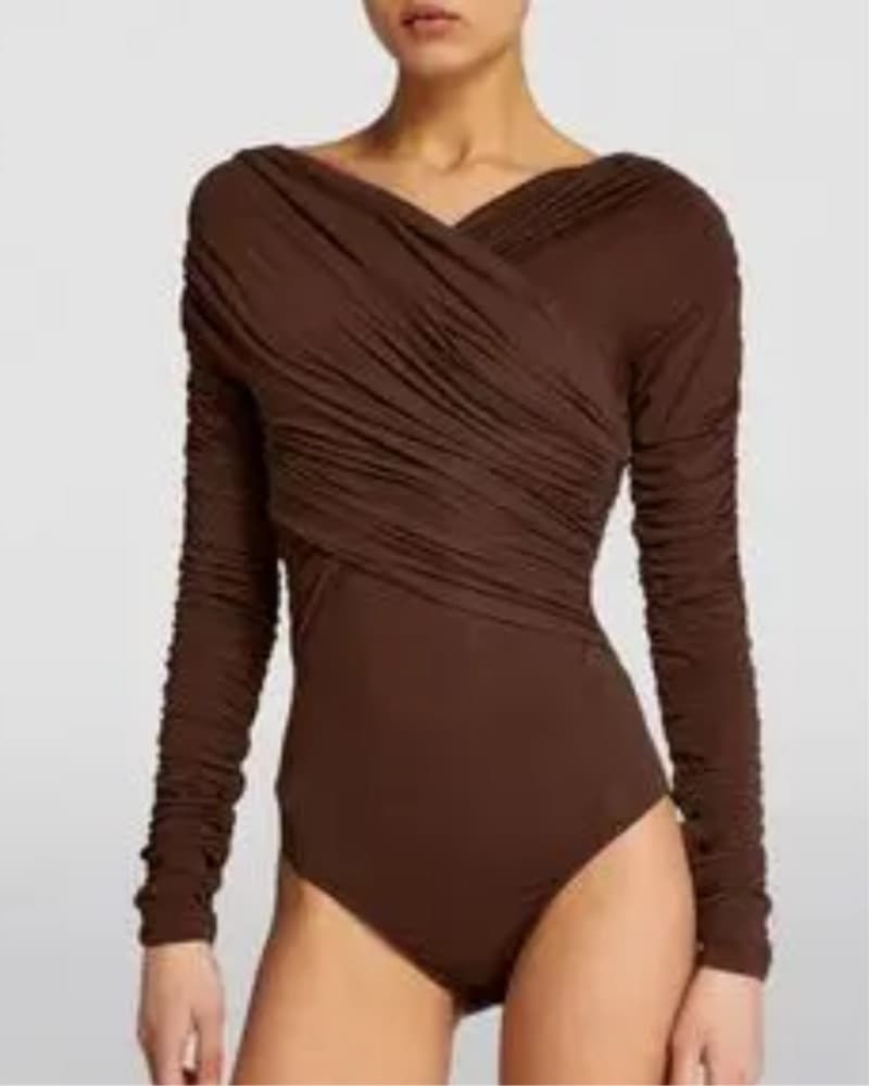 Tove Studio Joni Bodysuit Chocolate 36 - Image 4