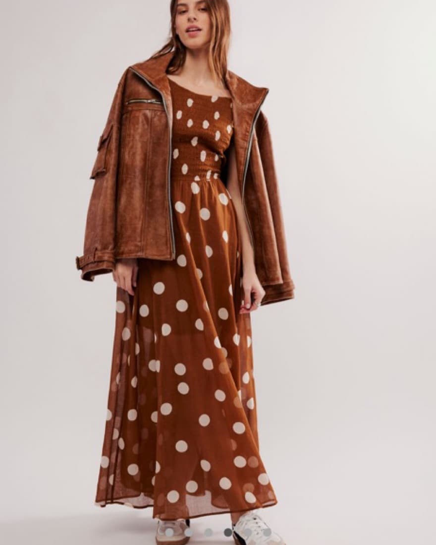 Free People Polka Dot Maxi  - Image 5