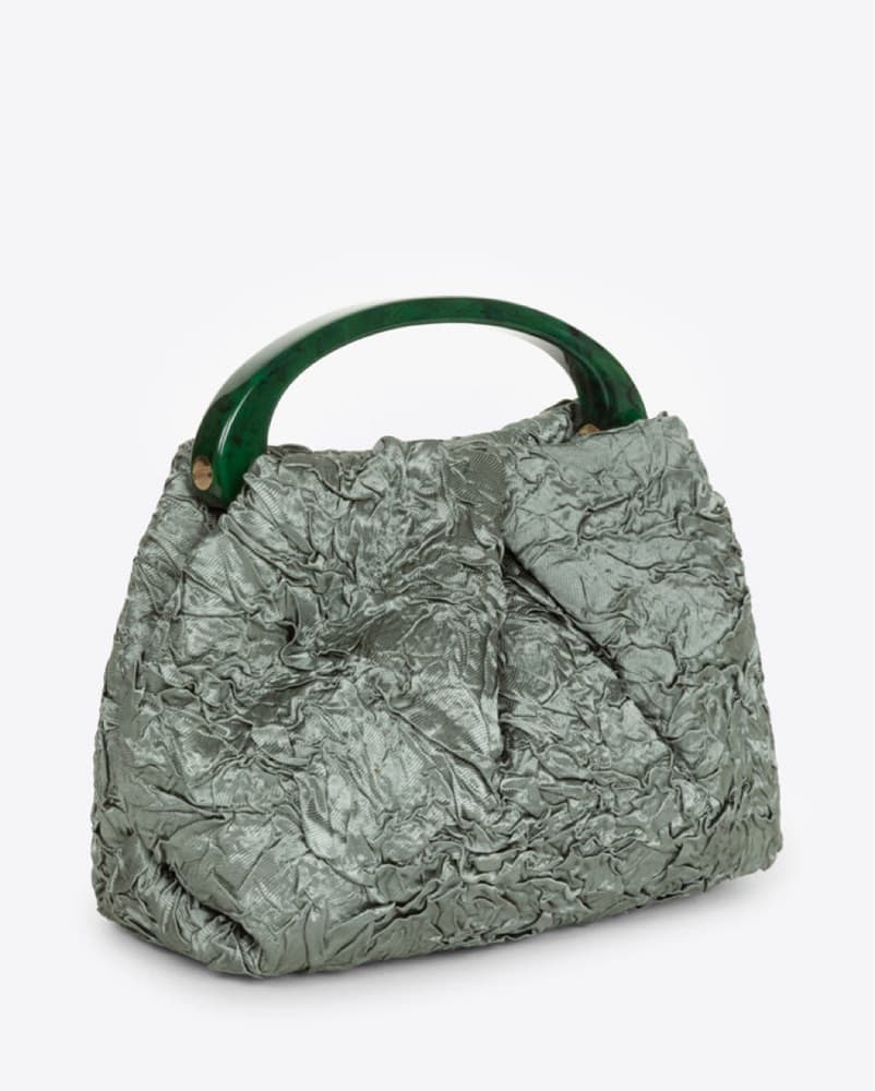 Dries Van Noten Pleated Clutch Bag - Image 1