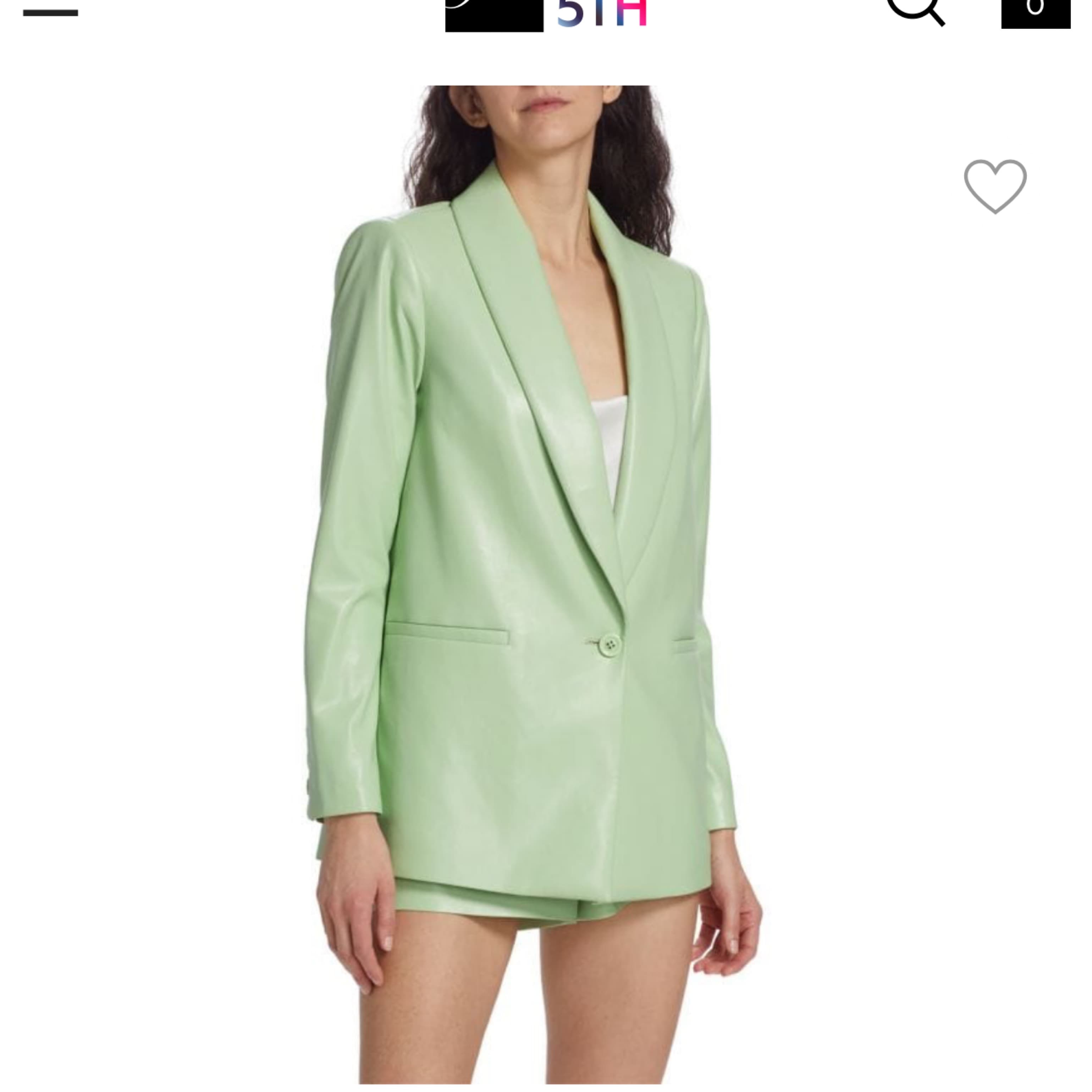 Alice Olivia Faux Leather Mint 3 Set 0 - Image 1