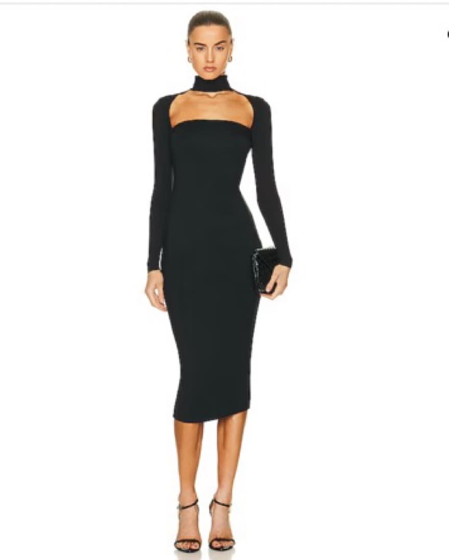 Black Seroya Dani Dress - Image 1