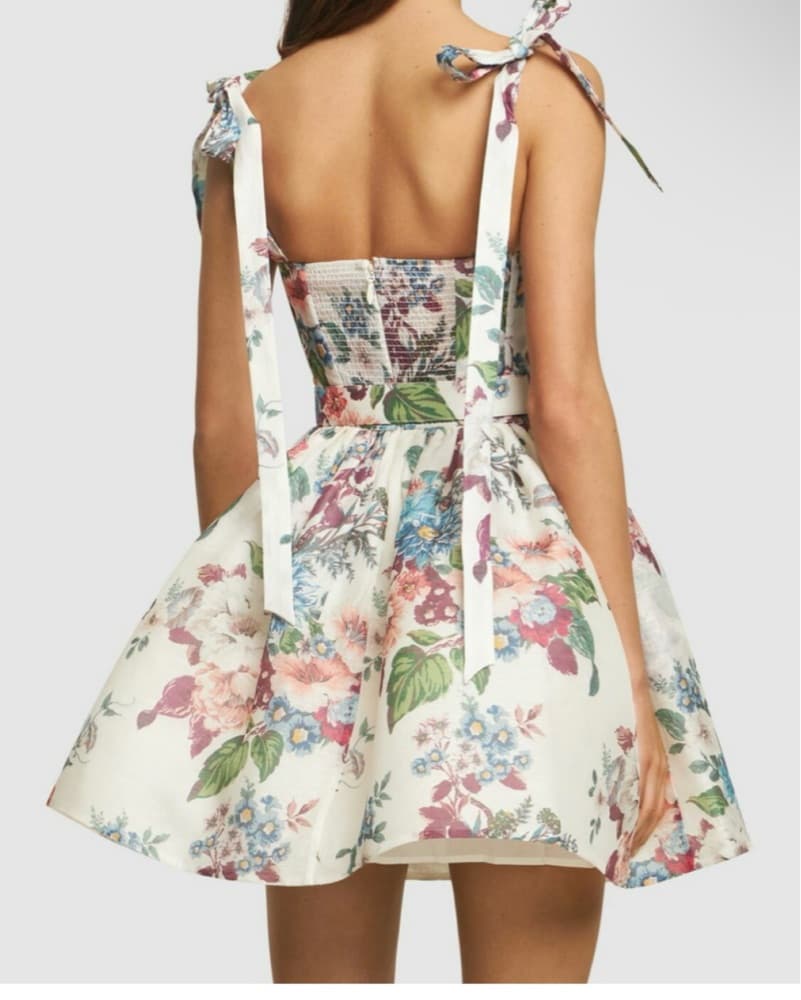 Zimmermann Linen & Silk Mini Dress - Image 2