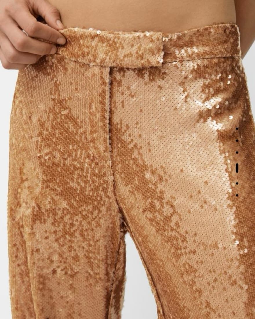 Bershka Holiday Sequin Palazzo Pants - Image 4
