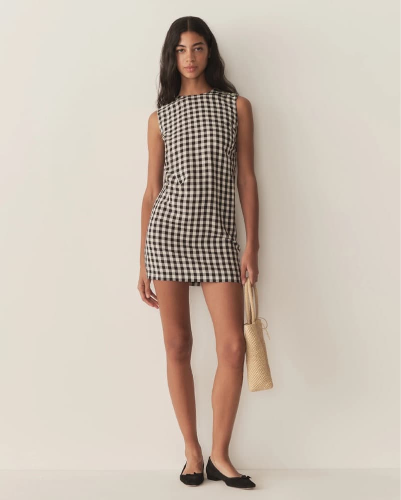 Doen Coraloe Gingham Mini Dress - Image 1