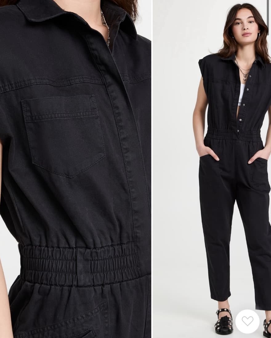Pistola Black denim Jumpsuit - Image 3