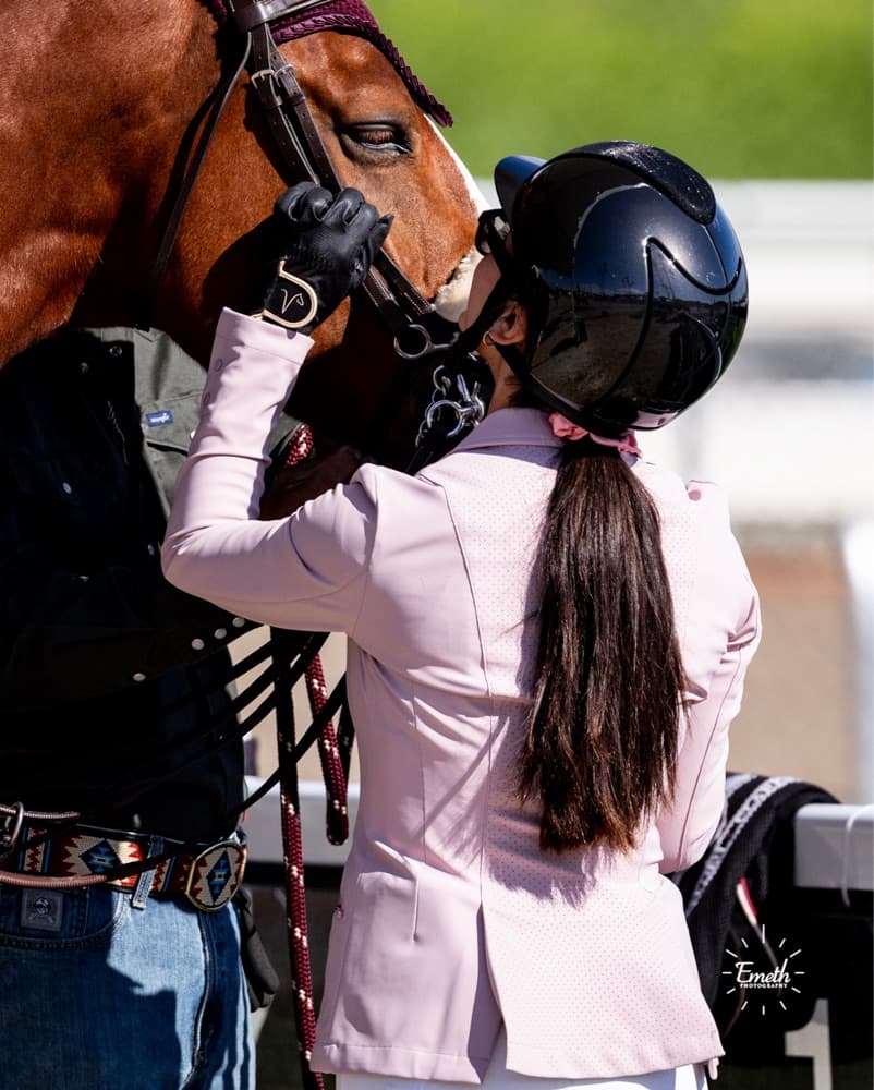 Aztec Diamond Pink Show Coat - Image 2
