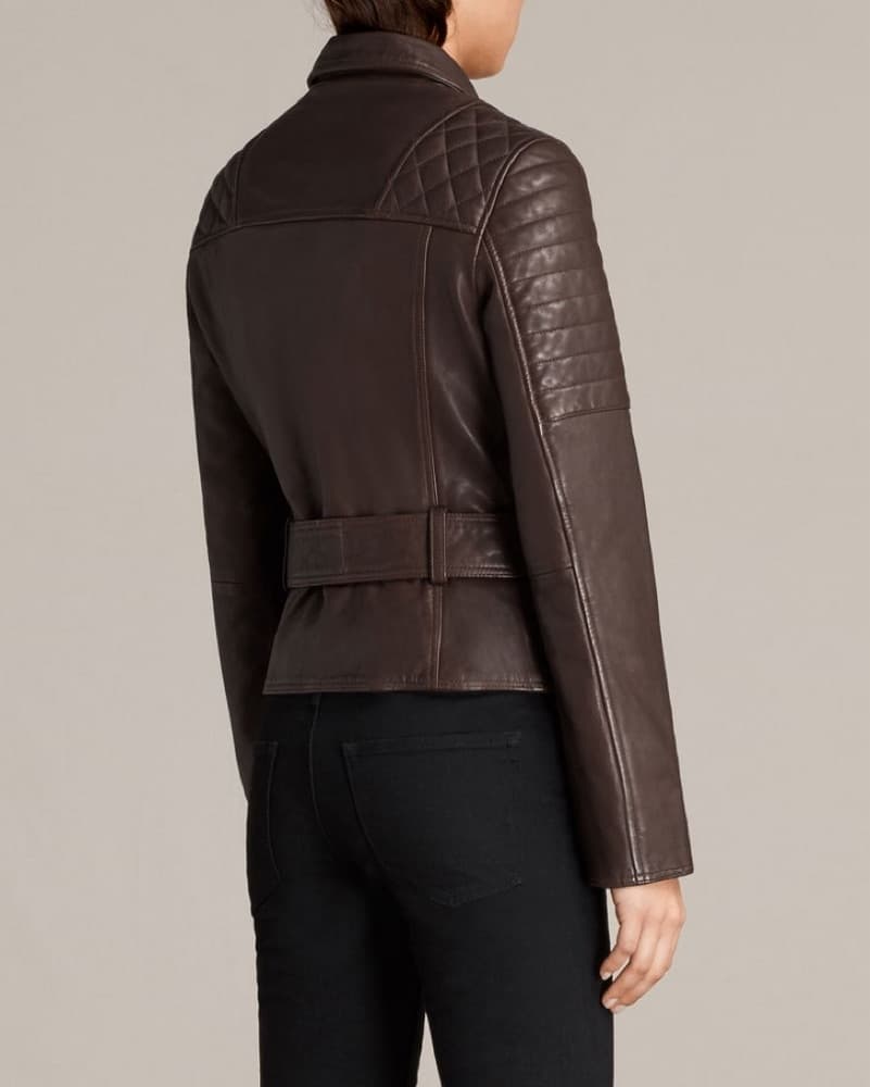 Bryden Belted Moto Jacket - Image 2